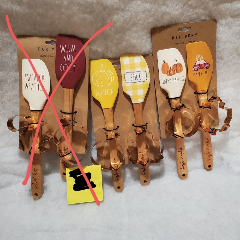 Rae Dunn Fall Kitchen Spatula Sets